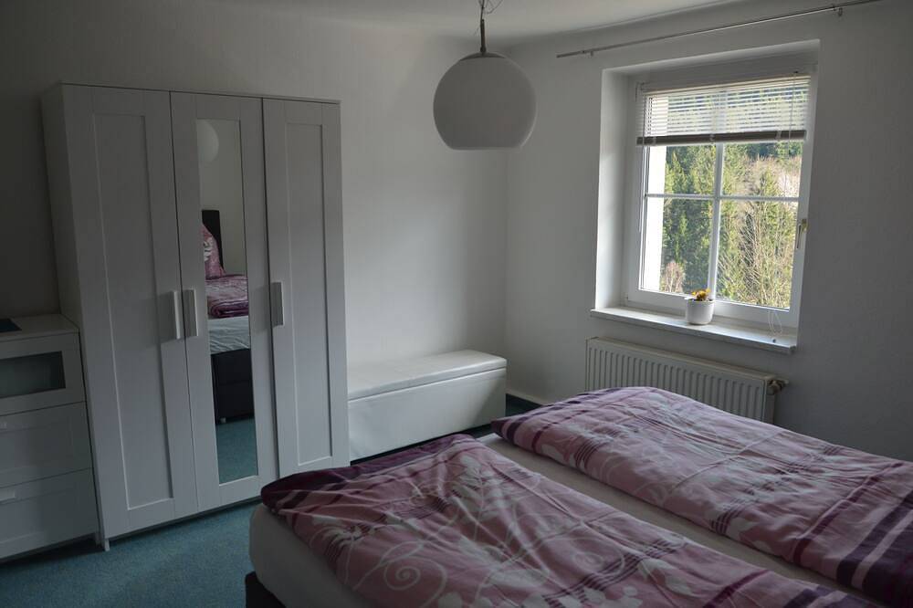 Ganze Wohnung, Ferienhaus Lütsche - direkt am Stausee im Thüringer Wald in Frankenhain, Rennsteig