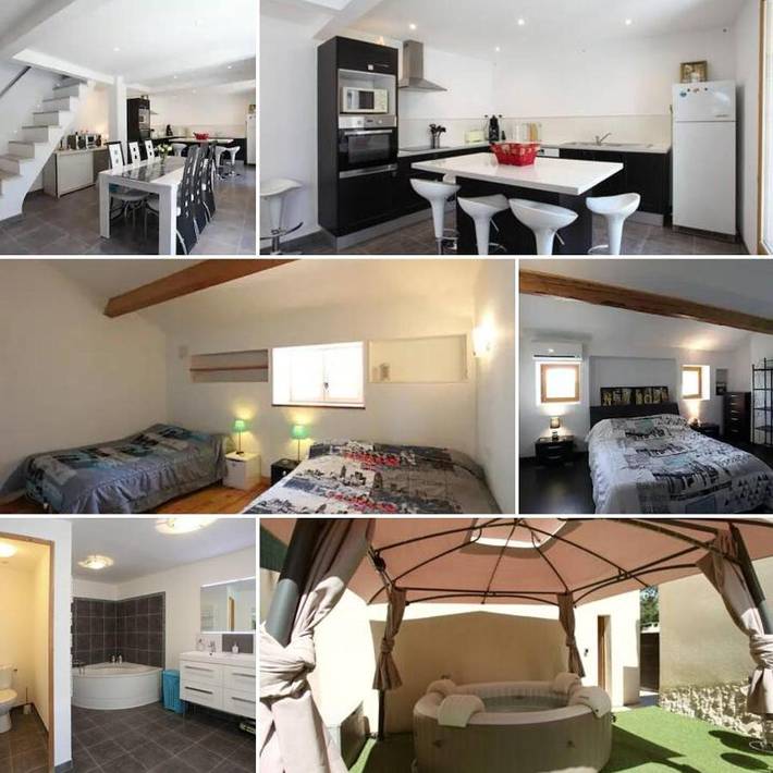 Location de vacances pour 6 personnes, avec jacuzzi et jardin à Théziers - 2