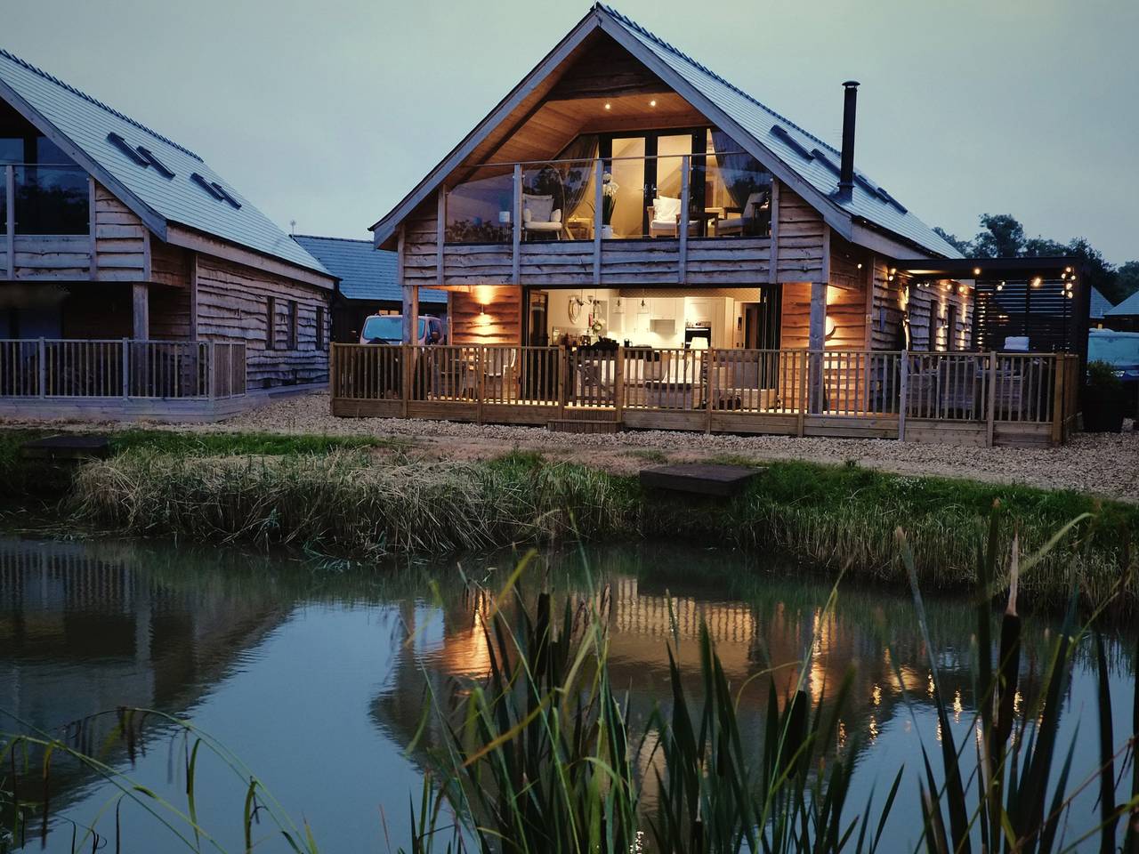 Lake View Lodge in Thorpe on the Hill, Lincolnshire