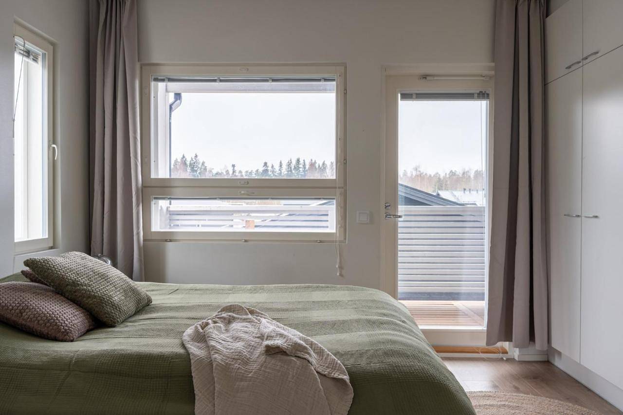 Ganze Wohnung, Stylish two-storey home, parking and sauna in Eigentliche Häme
