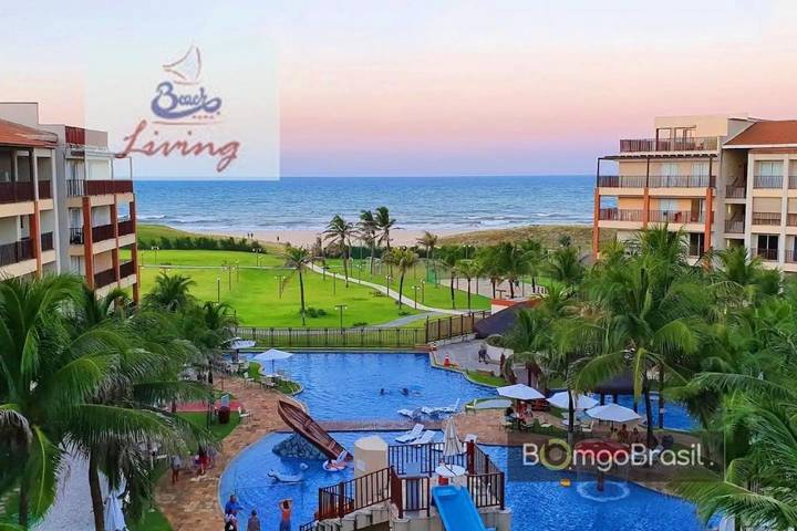 Casas e apartamentos de temporada para 8 pessoas, com balcão e sauna e ainda piscina and vista em Aquiraz