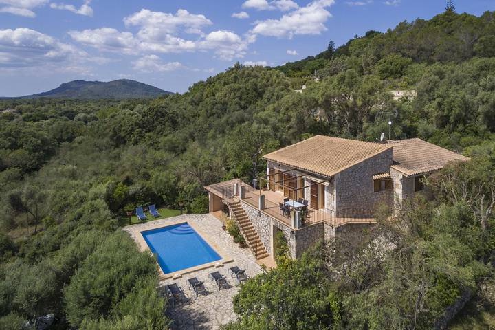 Casa de vacaciones para 6 personas, con Balcón además de Terraza y Jardín en Búger