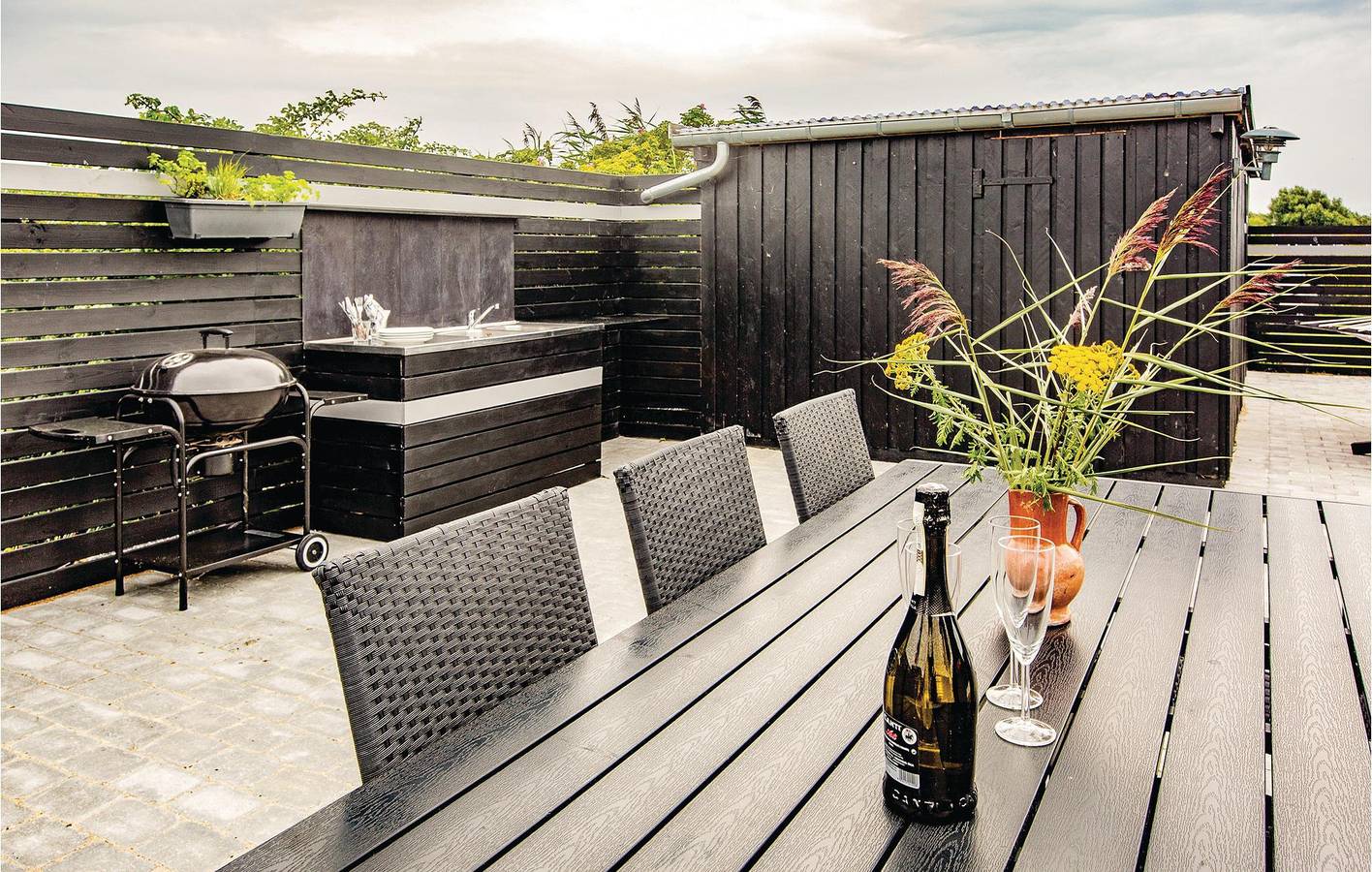 Ferienhaus für 6 Personen mit Terrasse in Yderby Lyng, Sjællands Odde