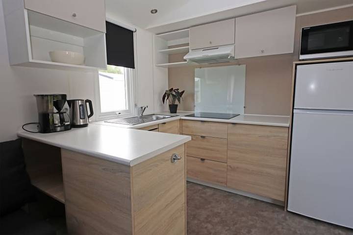 Camping für 4 Personen, mit Balkon/Terrasse und Terrasse sowie Seeblick in der Veluwe - 4