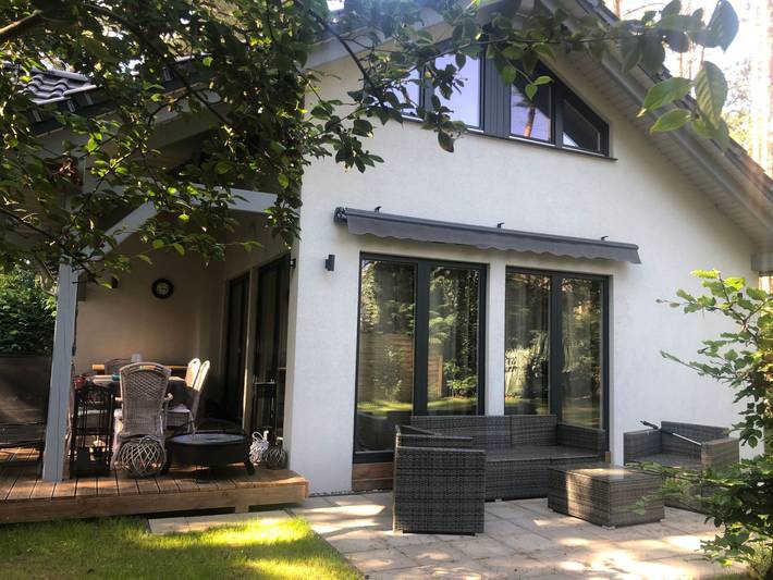 Ferienhaus für 5 Personen, mit Balkon und Terrasse sowie Garten in Milmersdorf