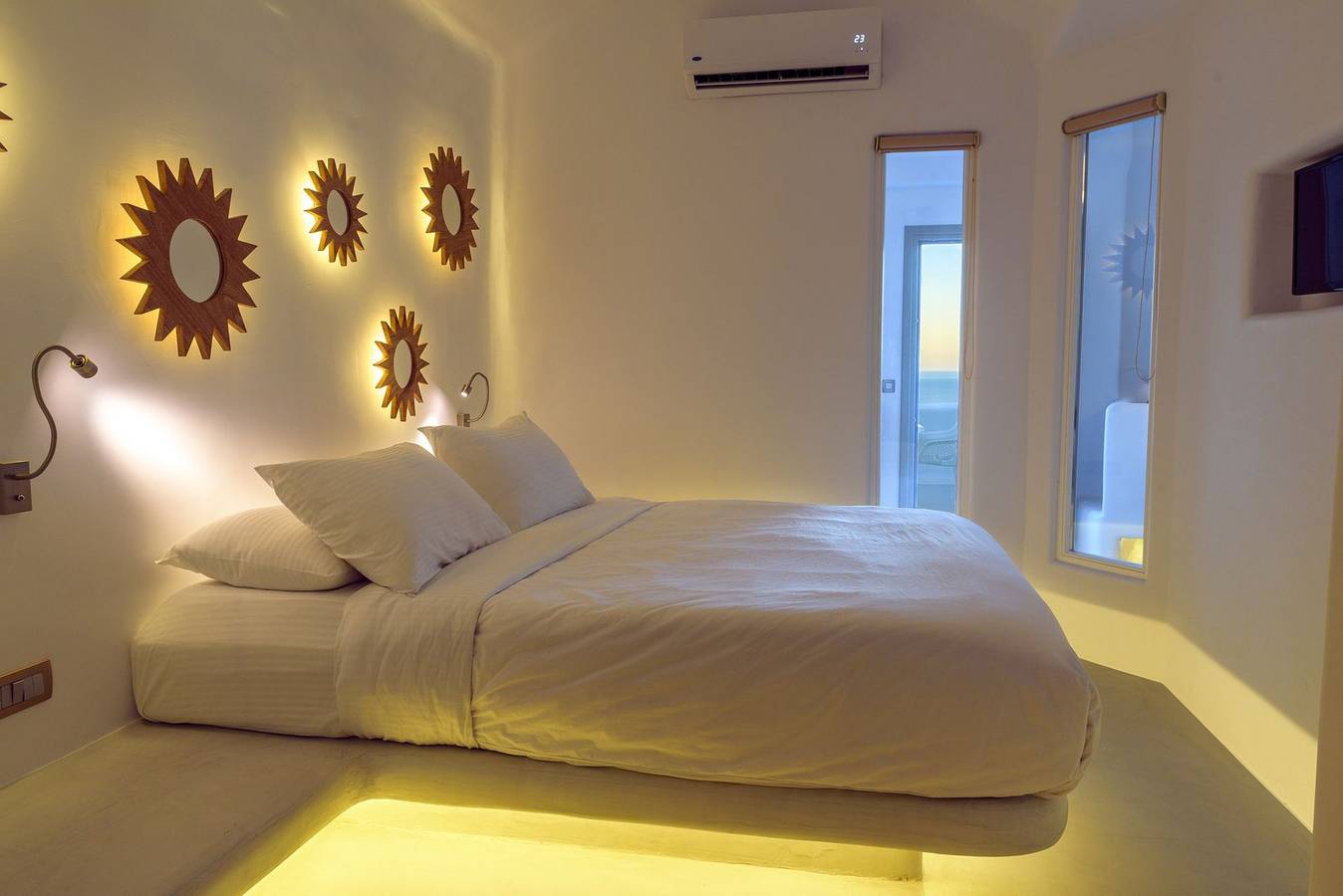 Villa per 4 persone con vista oceano in Oia (Santorini), Santorini