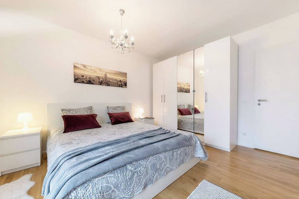 Apartamento entero, Stylish modern 3-room apartment with 2 bedrooms and 2 bathrooms in Niederrad, Fráncfort del Meno