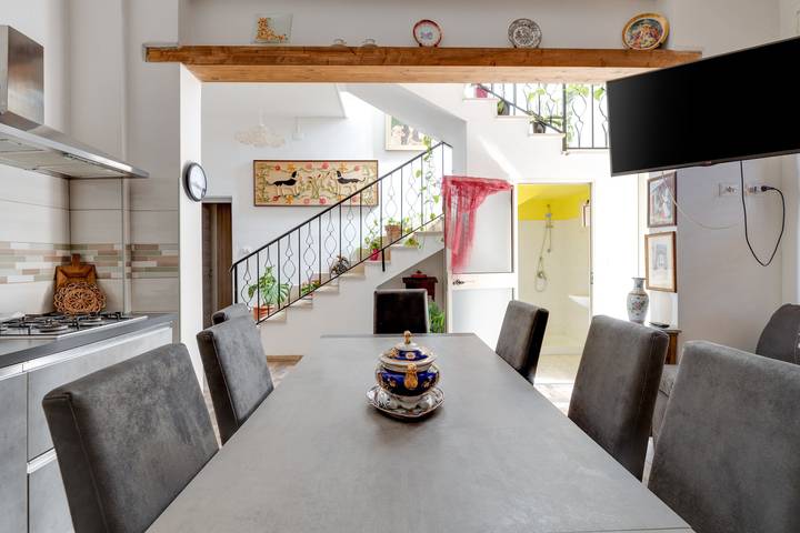 Ferienhaus 'Da Flavia' mit privater Terrasse, privatem Garten und Klimaanlage in Riola Sardo, Stagno di Càbras