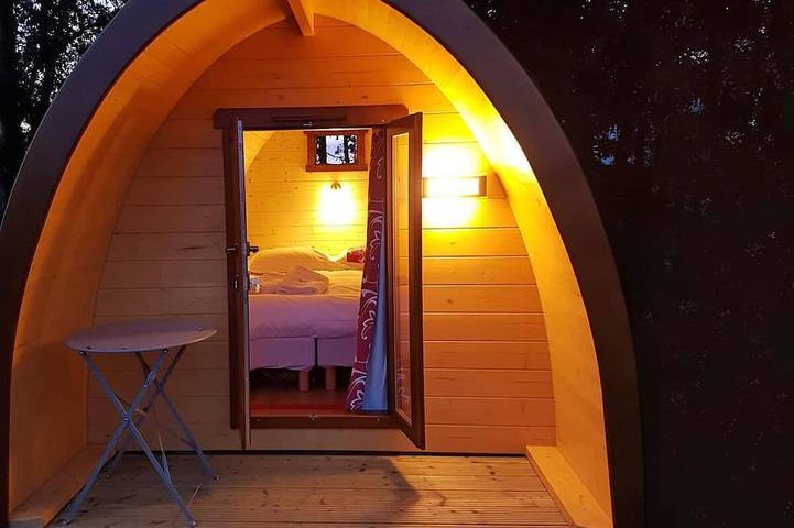 Pods 2P-Gîte-Gemeinsames Badezimmer in Baden, Côte des Mégalithes