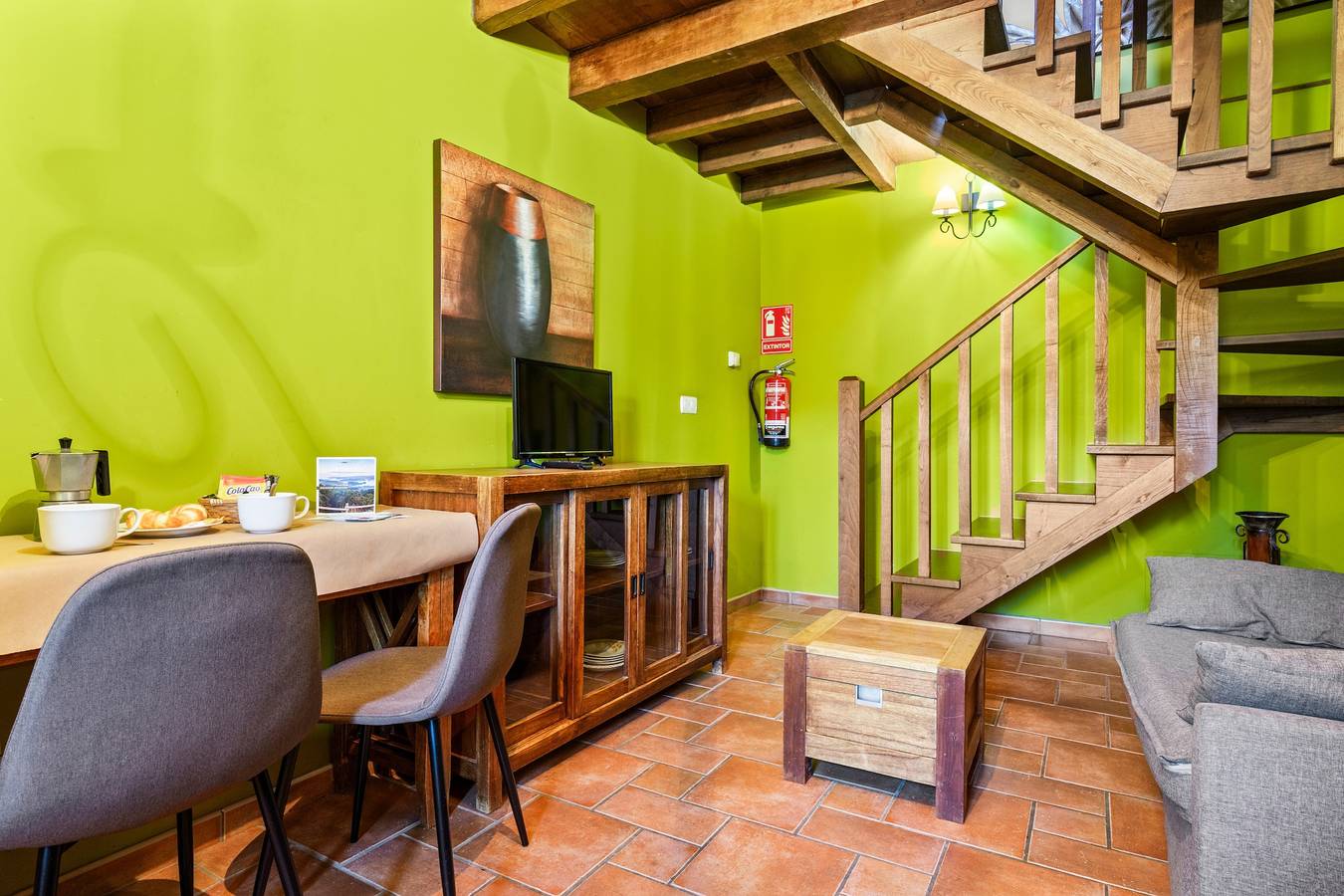 Country House 'Bimbieiro' with Shared Terrace, Shared Garden and Wi-Fi in Ortigueira, Costa de Galicia