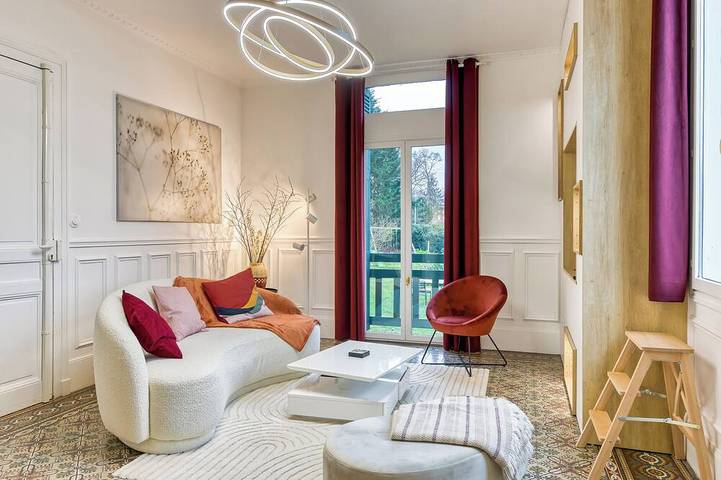 Appartement de vacances pour 4 personnes, avec jardin
