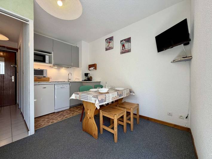 Ganze Wohnung, Studio gemütlich und zentral, 3-4 Schlafplätze, nahe Skiliften in Vars Les Claux in Vars, Briançon und Umgebung