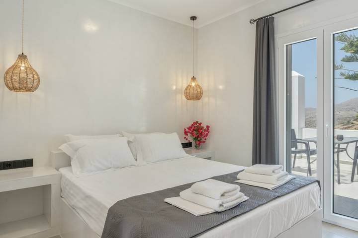 Hel enrumslägenhet, Studio '1 Superior' with Sea View, Wi-Fi and Air Conditioning in Chora (Ios), Ios