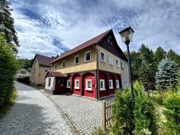 Ferienhaus für 12 Personen, mit Sauna und Garten, mit Haustier im Zittauer Gebirge