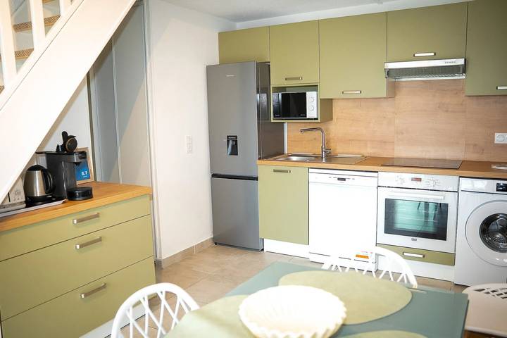 Einladendes Haus in Saint-Cyprien Plage - Terrasse und Garten in Saint-Cyprien, Mittelmeerküste (Frankreich)