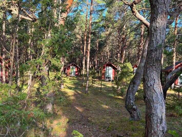 Kemping dla 2 osób, z Taras i Jacuzzi oraz Sauna i Widok w Estonia