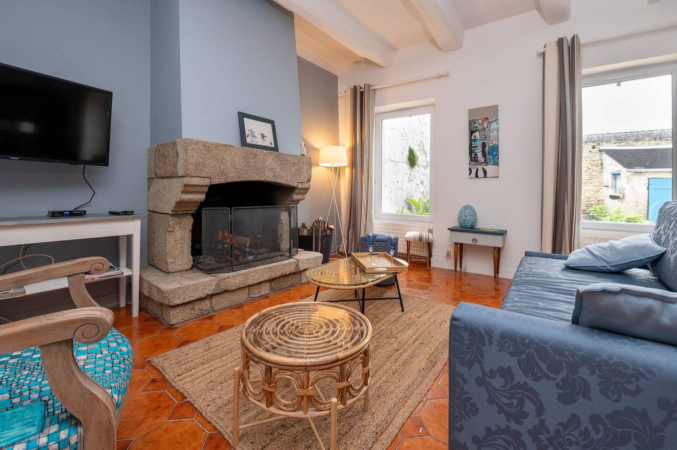 Casa de vacaciones 'Ty Sioul - Proche Plage' con terraza privada in Quiberon, Côte des Mégalithes