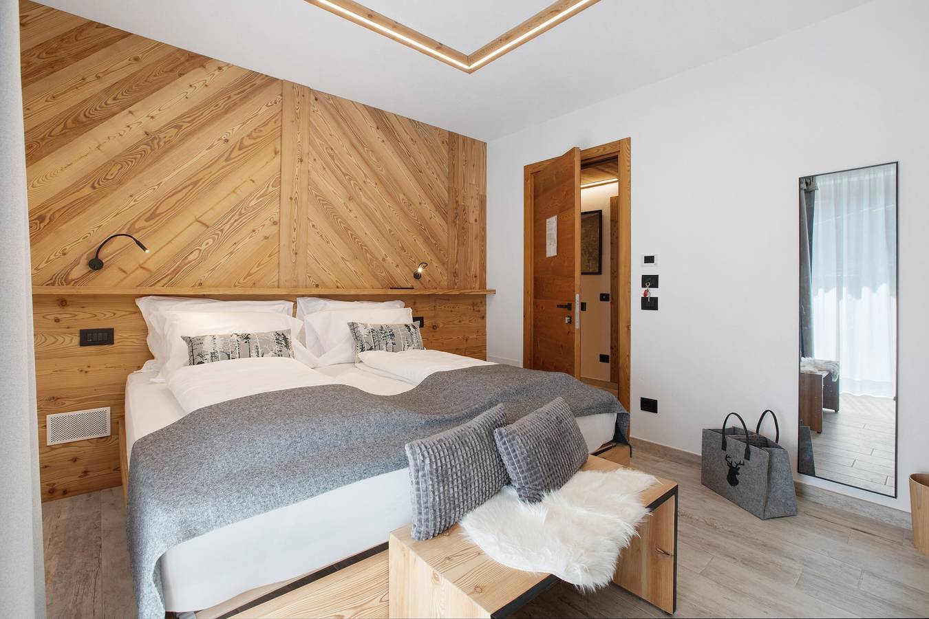Zimmer 'Renetta' mit Bergblick, Wlan und Klimaanlage in Saint-Pierre (Aostatal), Comune di Saint-Pierre
