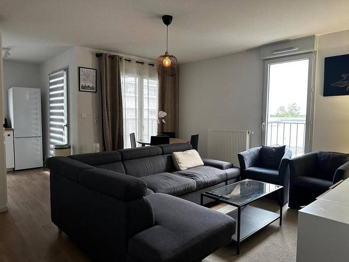 Gîte pour 4 personnes, avec Balcon et Terrasse dans Gare De Toulouse Saint Cyprien Arenes