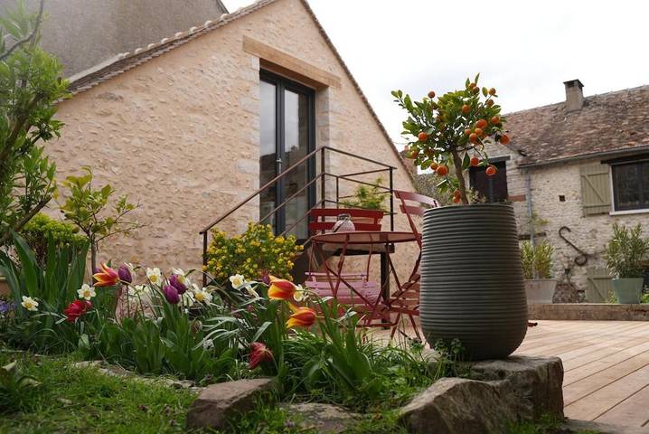 Gîte pour 2 personnes, avec terrasse à Achères-la-Forêt