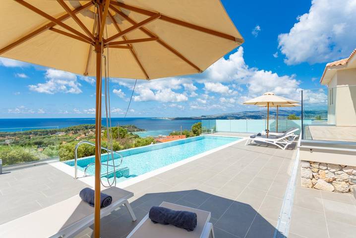 Villa per 6 persone, con Vista oceano e Terrazza nonché Giardino a Argostoli