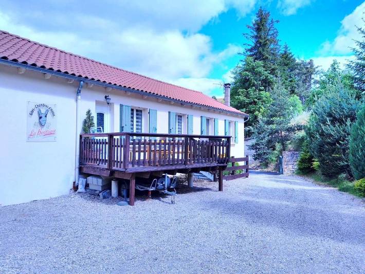 Maison de vacances pour 4 personnes, avec terrasse ainsi que sauna et vue, animaux acceptés