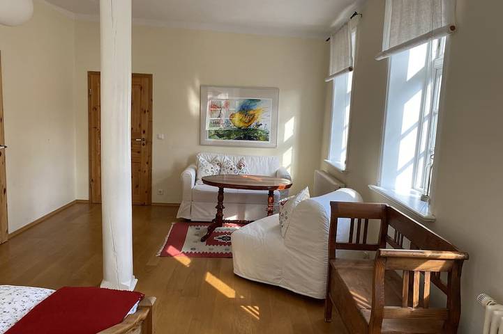 Ferienwohnung für 3 Personen, mit Garten in Malchin