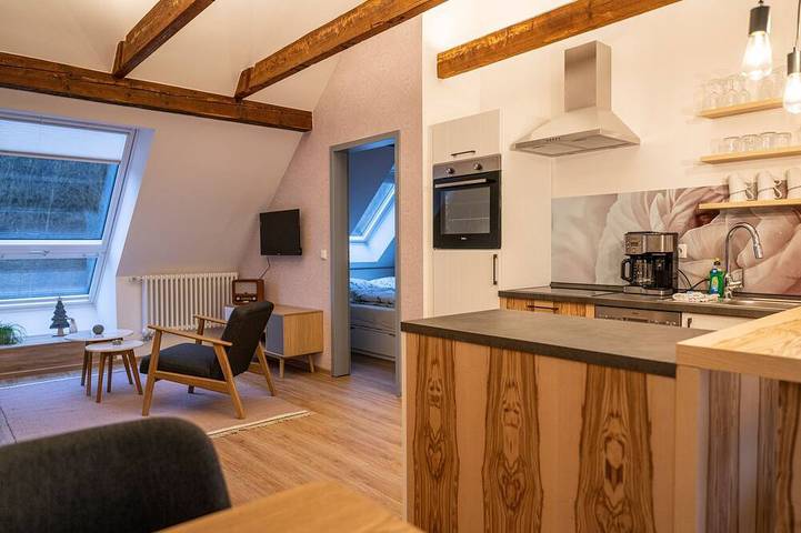 Ferienwohnung für 4 Personen, mit Balkon und Garten, mit Haustier in Falkenstein/Harz