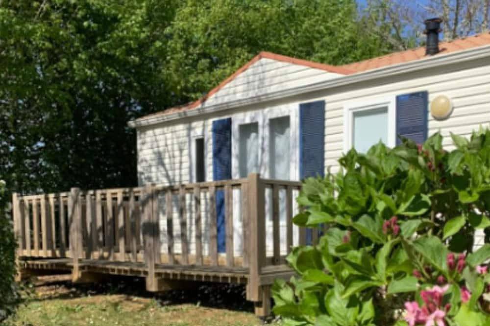 Mobilheim 27m² mit Terrasse in Limeuil - 5 Personen in Limeuil, Périgord Pourpre