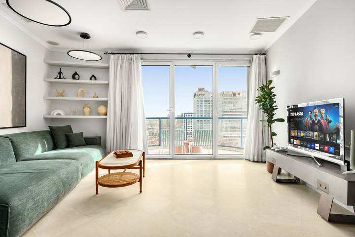 Gîte pour 4 personnes, avec balcon, adapté aux familles à Tel Aviv - 3