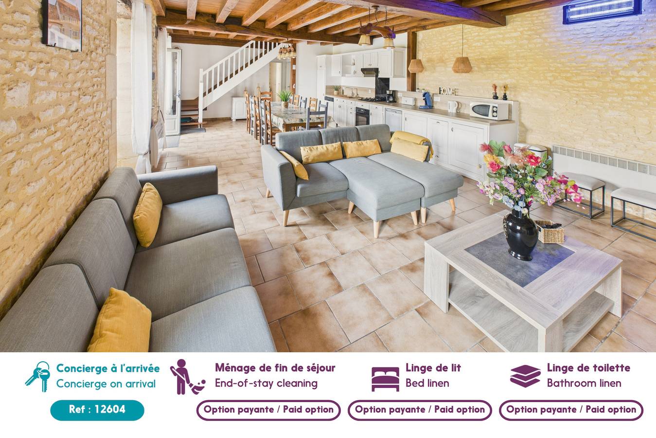 Maison de vacances pour 12 personnes avec terrasse in Saint-Crépin-et-Carlucet, Périgord Noir