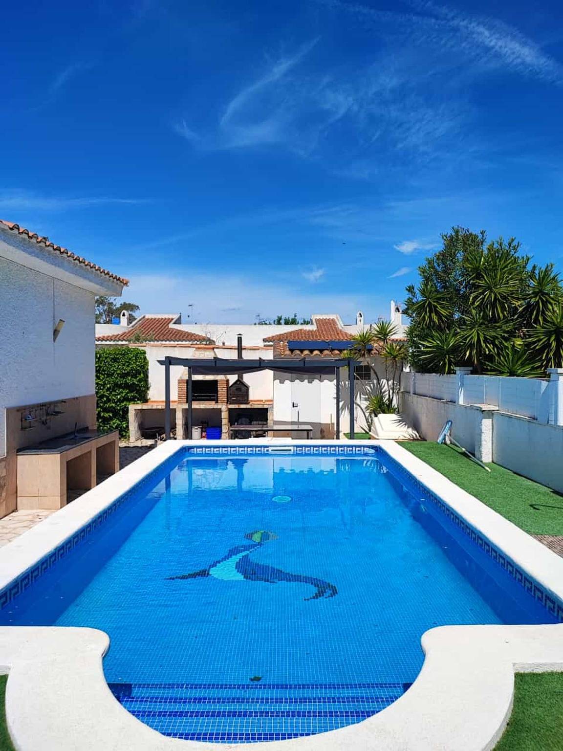 Casa Finn, Ideal fuer Ihren Urlaub am Meer, Witi gratis, optional Klimaanlage, Privatpool, Hunde erlaubt, Hundestrand in Riumar, Delta de l'Ebre