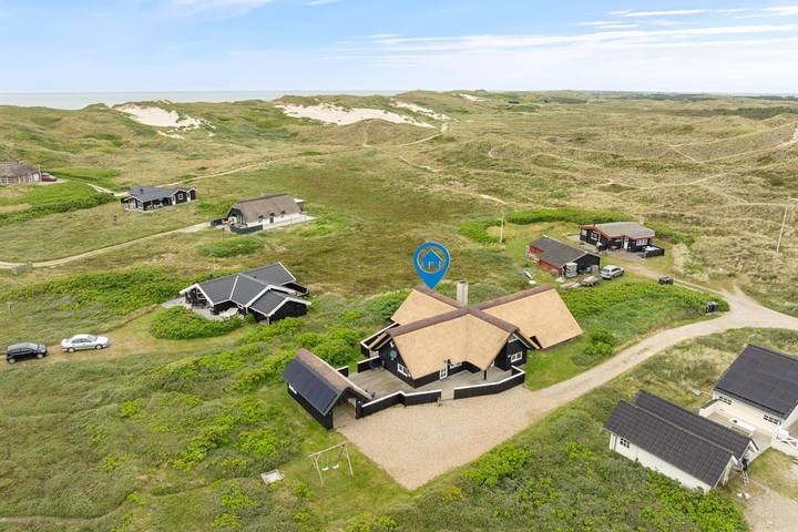 Lodge voor 8 personen, with whirlpool and zwembad as well as balkon/terras and sauna in Denemarken