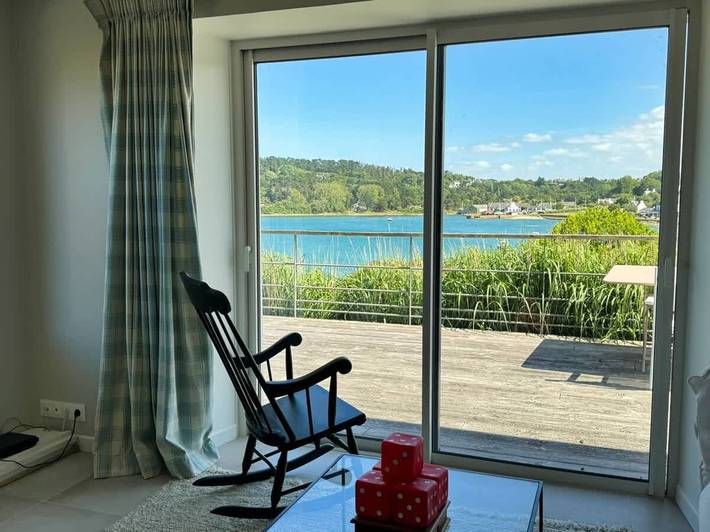 Ker Agak House panoramic sea view Diben port in Le Diben, Plougasnou