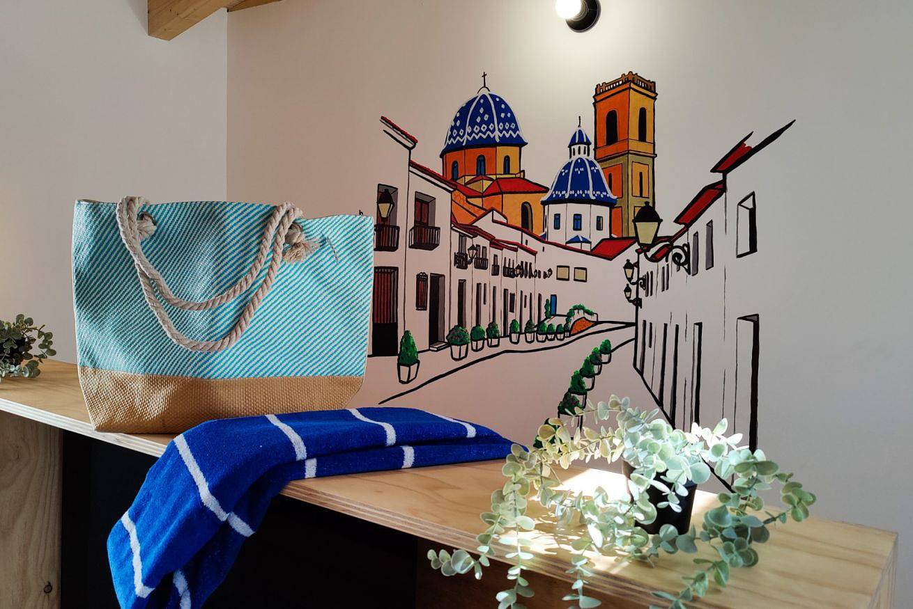 Appartement entier, Appartement de vacances pour 6 personnes avec balcon/terrasse in Ville d'Altea, Altea