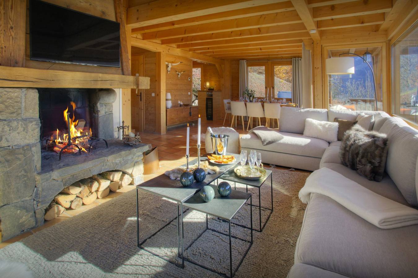 Séjour alpin exclusif avec gym, jacuzzi et terrasse - Ovo Network in La Clusaz, Région d'Annecy