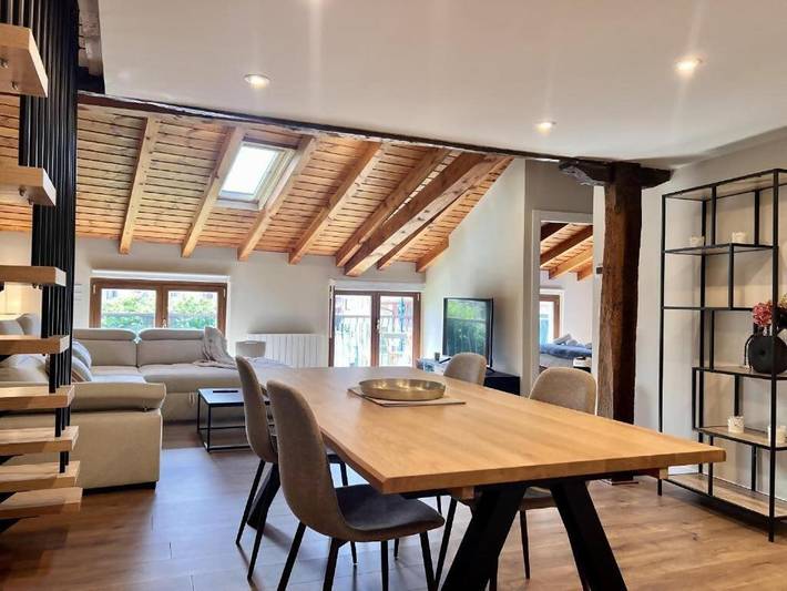 Gîte pour 6 personnes, avec vue et balcon à Bermeo