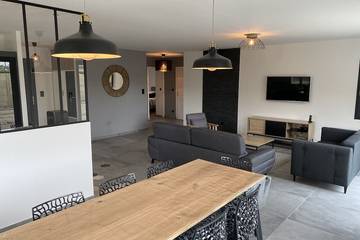 Gîte pour 6 personnes, avec terrasse et jardin, animaux acceptés dans Pirou-Plage