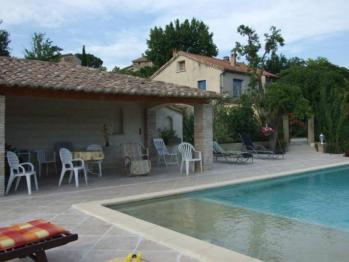 Gîte pour 4 personnes, avec jardin et piscine ainsi que vue et terrasse à Saint-Marcellin-lès-Vaison - 4
