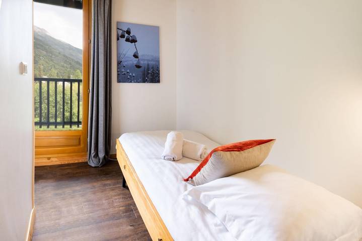 Appartement de vacances pour 5 personnes, avec jardin et vue
