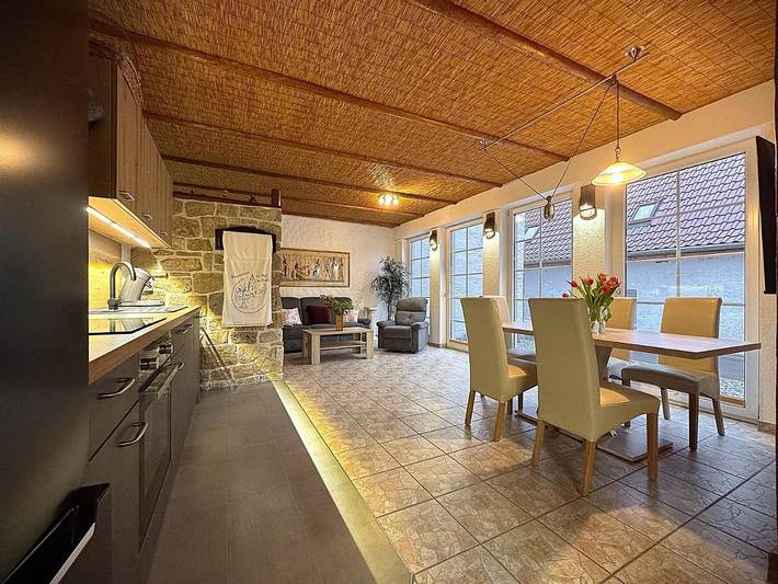 Ferienwohnung für 4 Personen, mit Balkon und Terrasse in Bad Sulza - 2