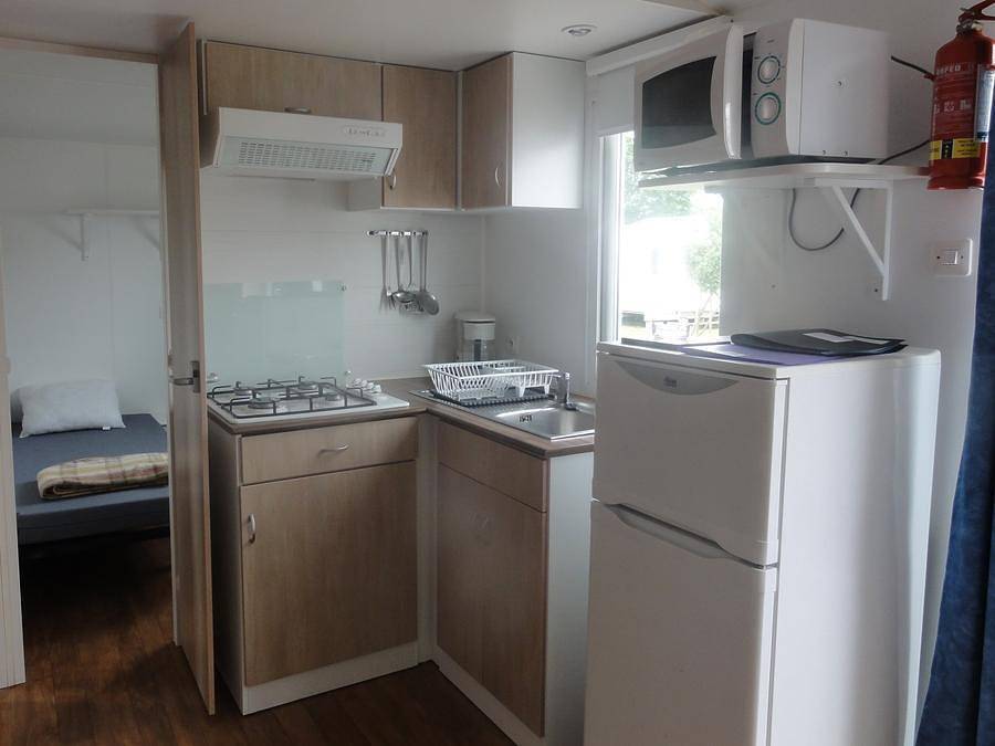 Camping Village de l'Armorique - Stacaravan 6 personen - 2 slaapkamers - Tv in Plestin-les-Grèves, Ceinture Dorée