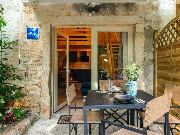 Ferienhaus für 4 Personen, mit Garten