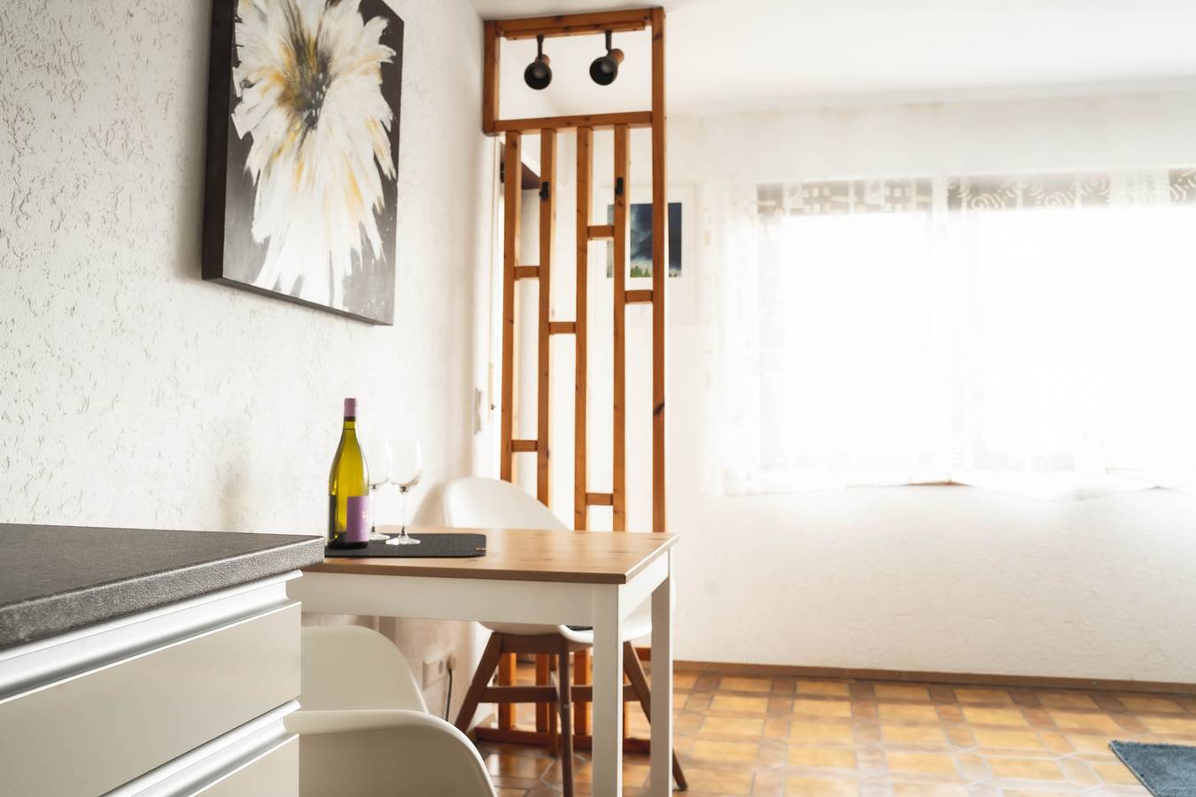 Ganze Ferienwohnung, Fewo Sommer-Sonne-Bodensee - 1-Zimmer-Fewo, Du/Wc, Terrasse, Eg in Gaienhofen, Untersee