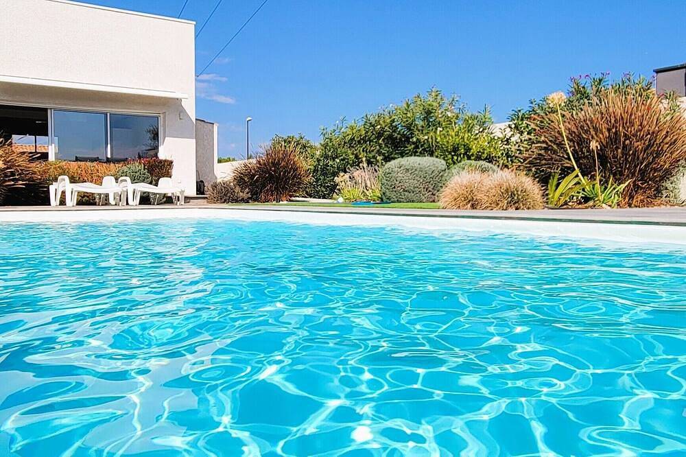 Villa Cycas - Private heated pool - Air conditioning - Wi-Fi - Sun deck - Partial ocean view in La Palme, Mittelmeerküste (Frankreich)