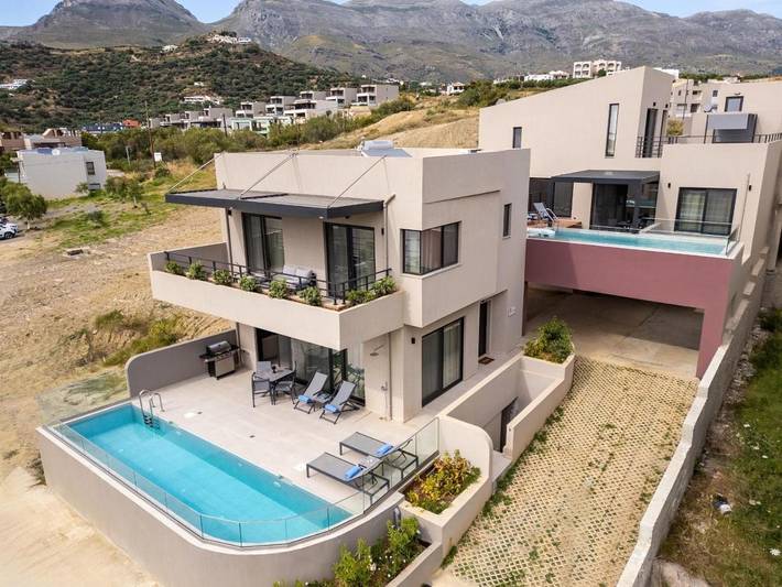 Ferienhaus für 4 Personen, mit Pool und Ausblick sowie Terrasse, mit Haustier in Plakias - 2