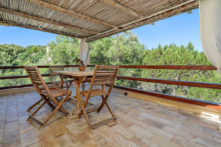 Ferienwohnung für 4 Personen, mit Balkon und Garten