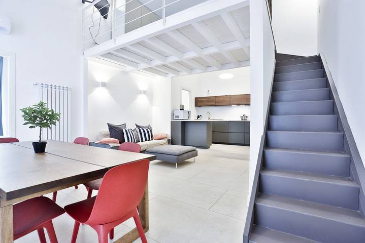 Apartamento entero, Apartamento de vacaciones para 6 personas con balcón/terraza in Spiaggia Santa Teresa, Salerno