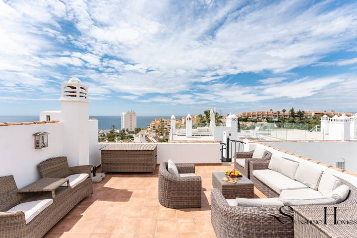 Casa para 6 personas, con terraza y jardín en Benalmádena