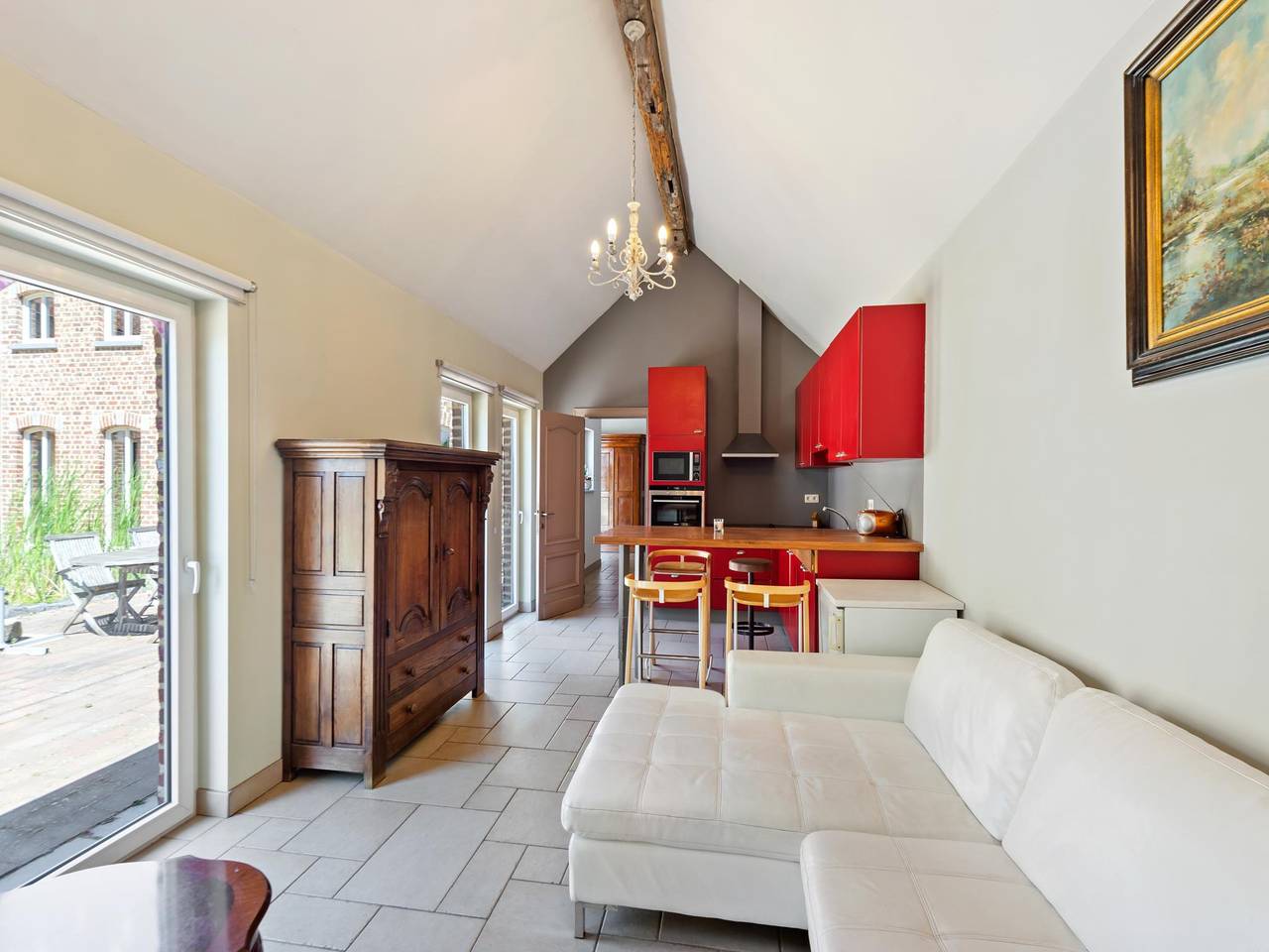 Ruim gekoppelde vakantiewoningen met terras in Geetbets, Vlaams-Brabant